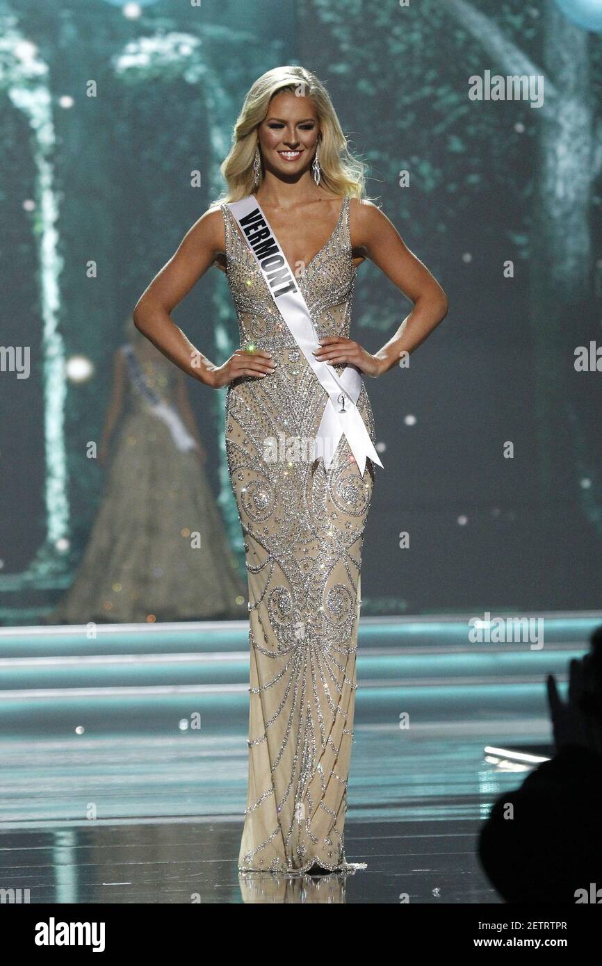 Miss Vermont USA, Madison Cota during the 2017 Miss USA Preliminary