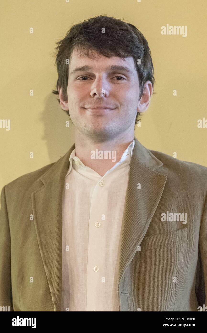 James Freeman is seen in the lobby of the Landmark Sunshine Theater