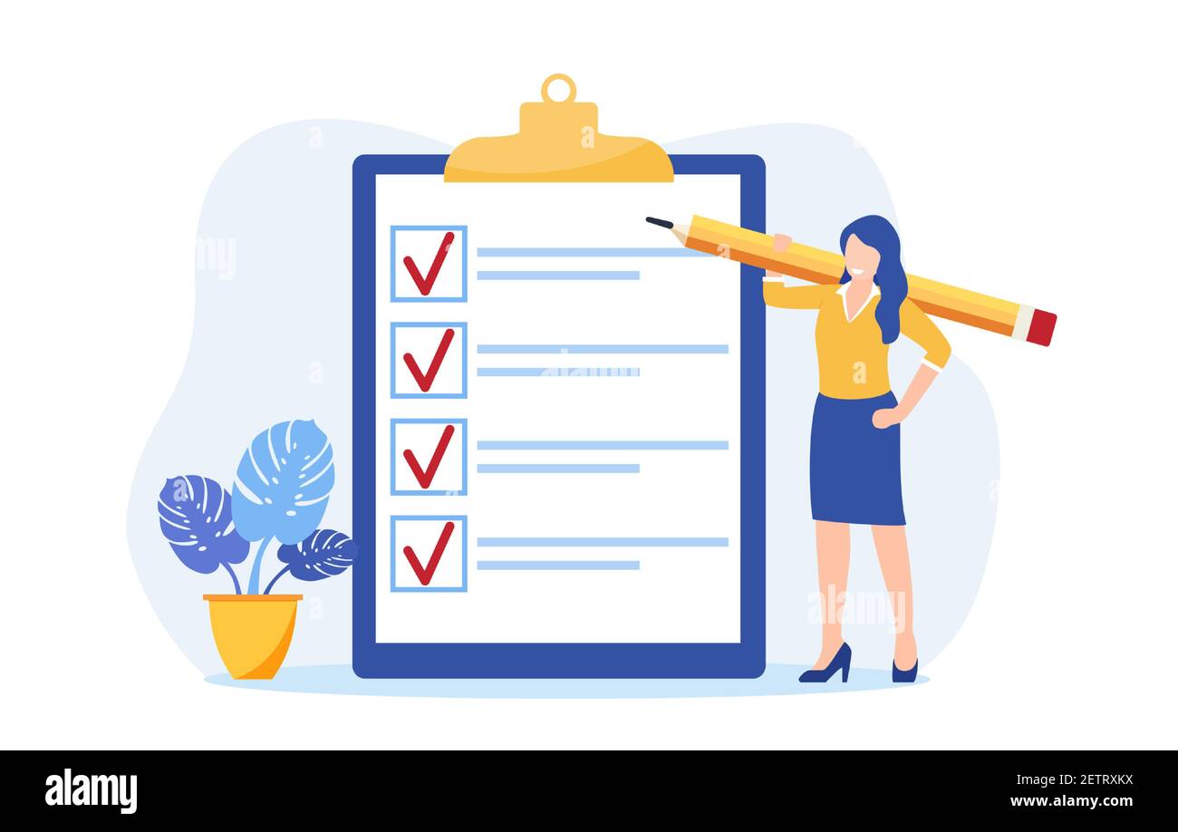 Positive business woman Stock Vector Image & Art - Alamy