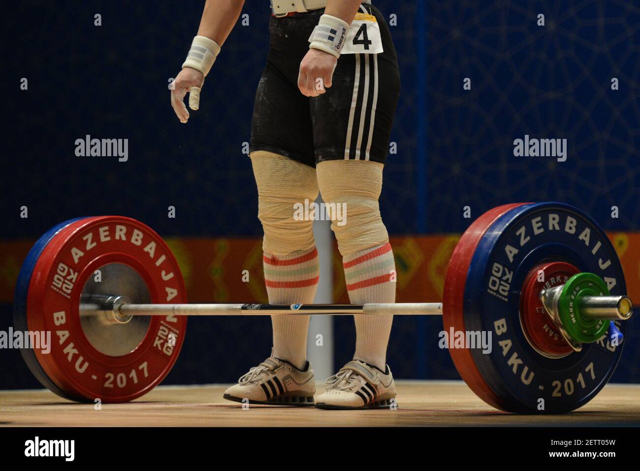 Sumeyye Kentli of Turkey competes in Women s xxx kilogram  