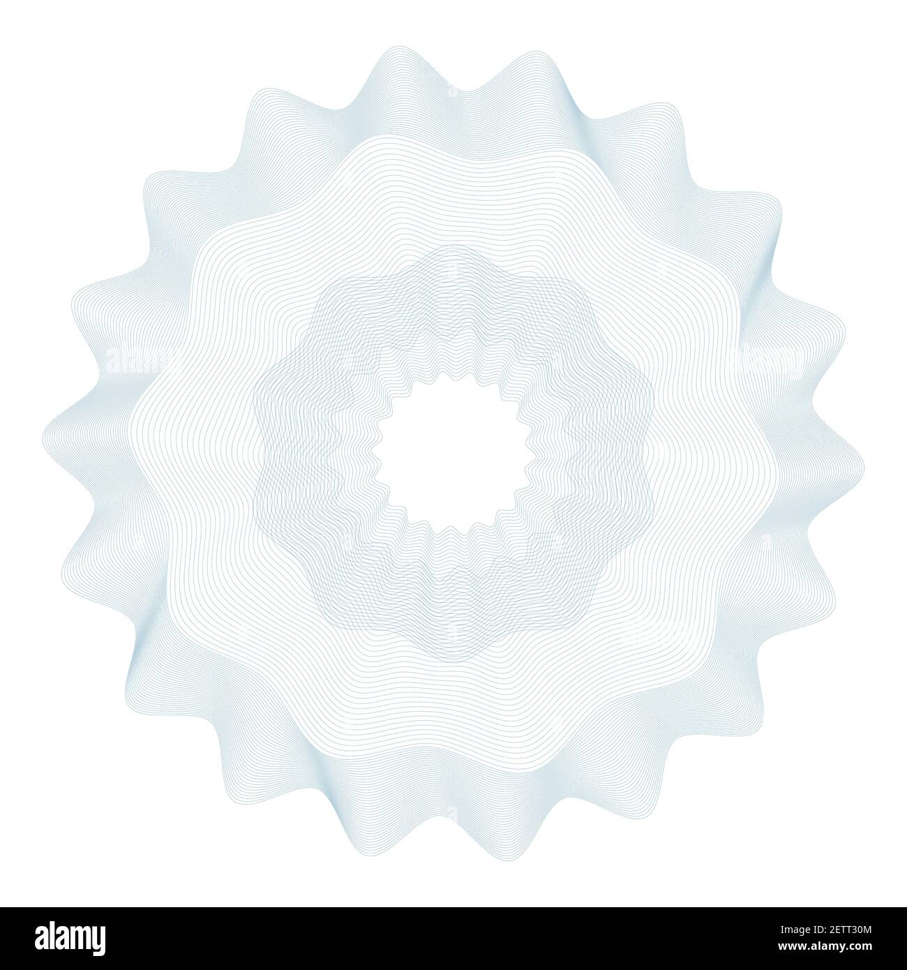 Vector Guilloche elements for certificate or diploma Stock Vector