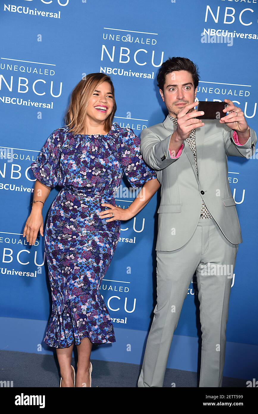 Ben Feldman and America Ferrera of Superstore attend the