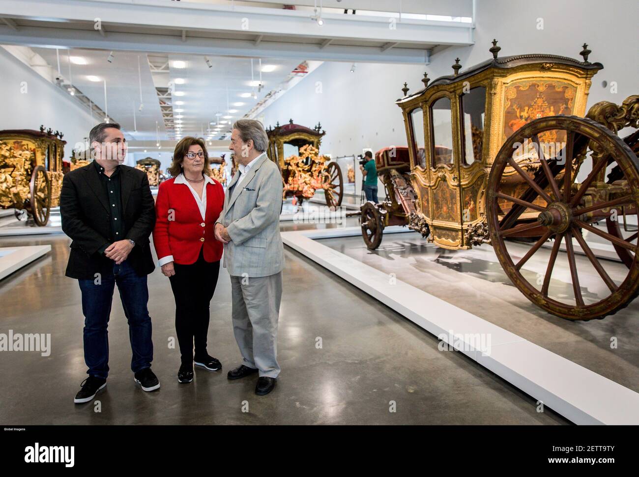 Lisbon, 05/18/2017 - Reportage of the new museography of the Museu Nacional  dos Coches in Lisbon. Nuno Sampaio, Silvana Bessone and Paulo Mendes da  Rocha (Jorge Amaral / Global Images) *** Please