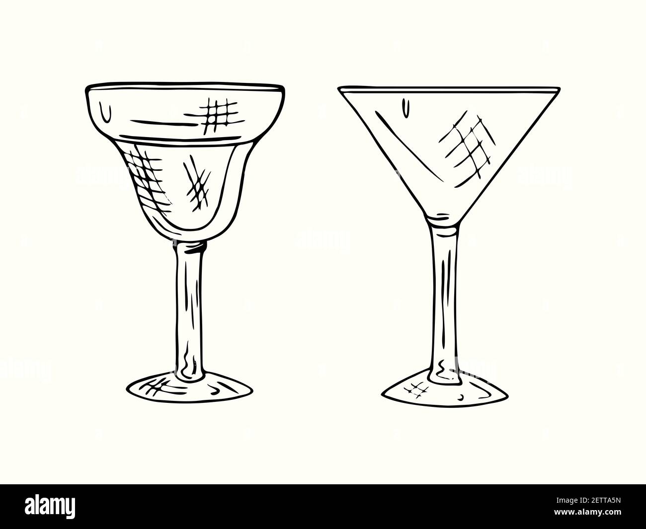 Martini Glass Dimensions & Drawings