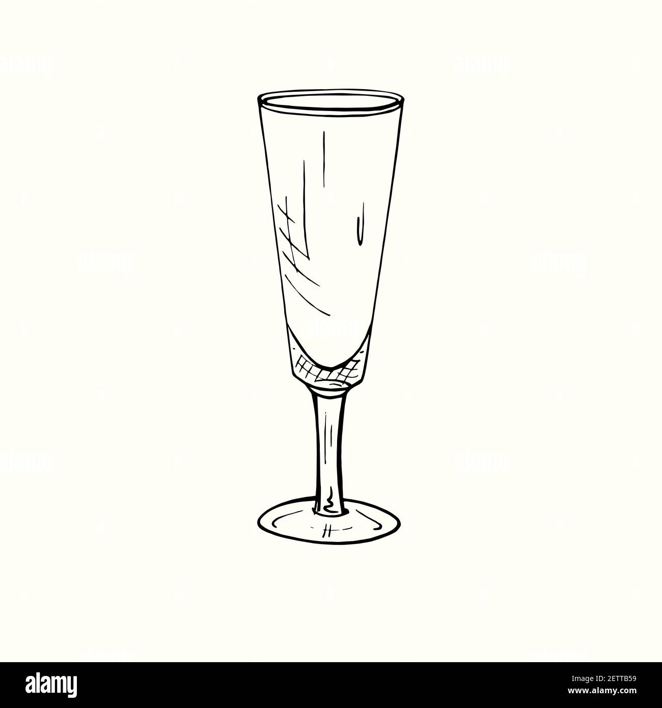Set Of Wine Glasses Stock Illustration - Download Image Now - Wineglass,  Wine, Champagne Flute - iStock