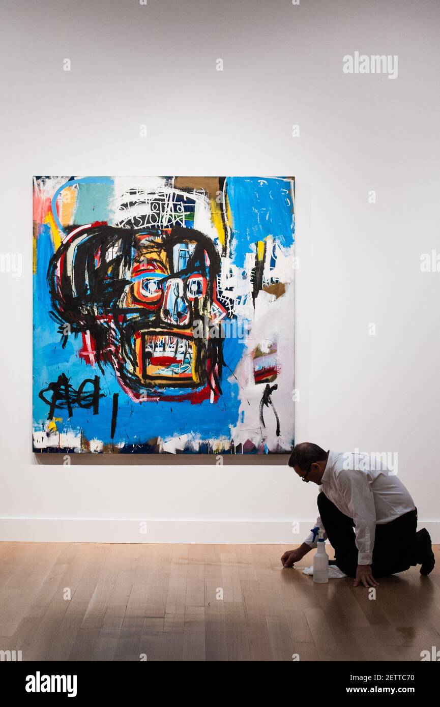 Jean-Michel Basquiat's 1982 painting “Untitled" sold for $110.5 million at  Sotheby's in New York on Thursday, May 18, 2017, to become the sixth most  expensive work ever sold at auction. Only 10