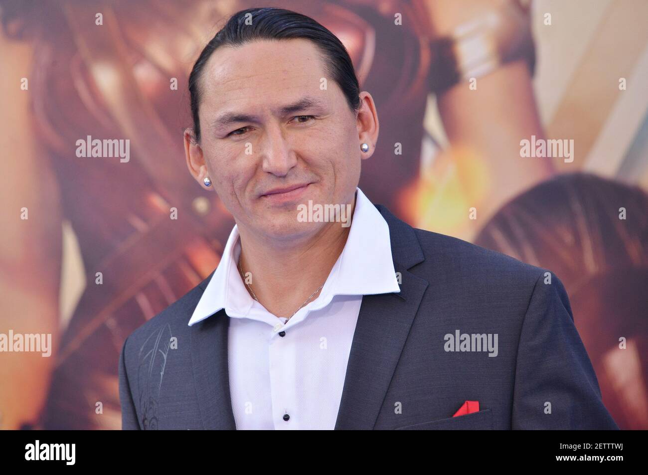 Eugene Brave Rock arrives at the "Wonder Woman" Los Angeles Premiere held  at The Pantages Theatre in Hollywood, CA on Thursday, May 25, 2017. (Photo  By Sthanlee B. Mirador) *** Please Use