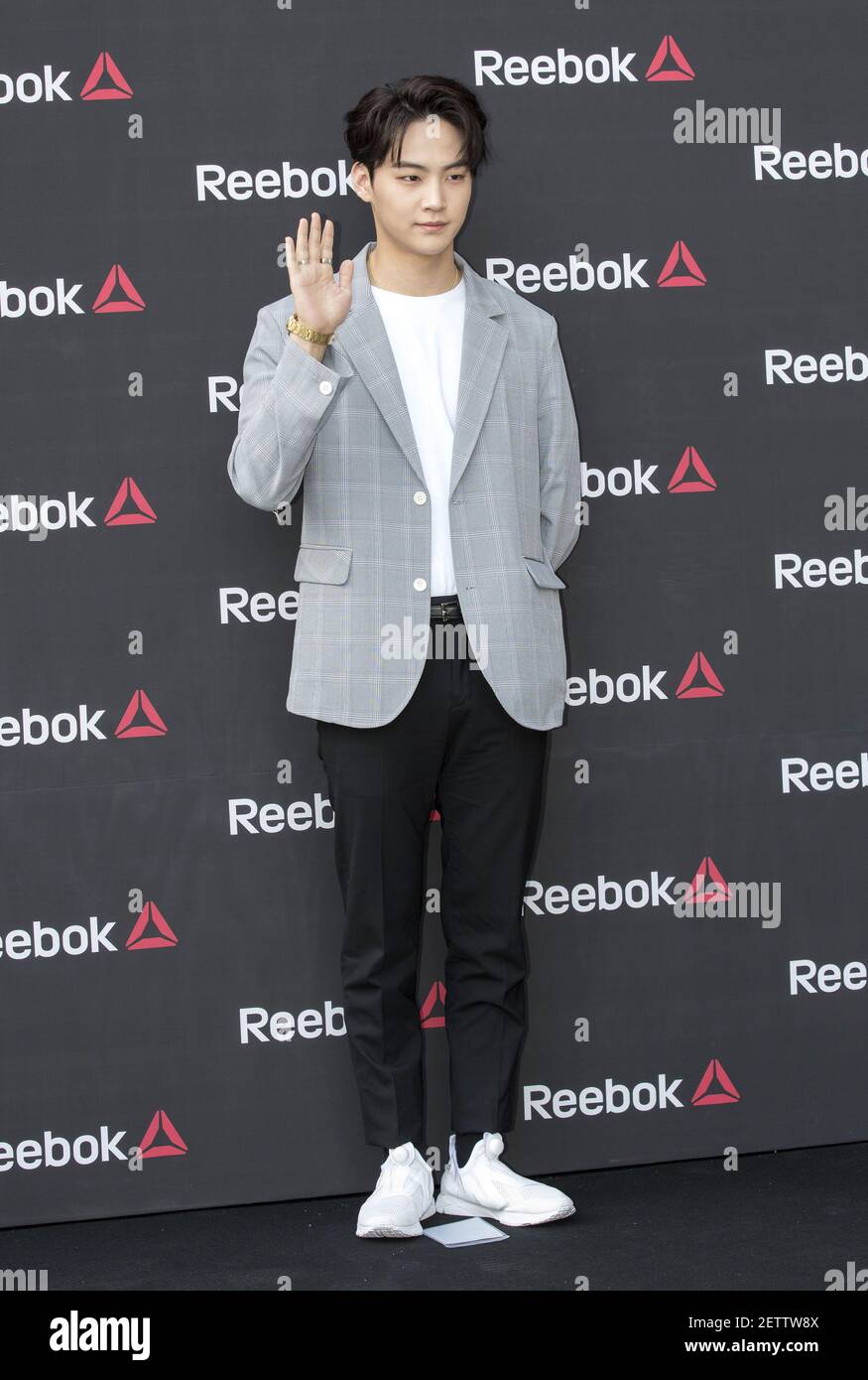 26 May 2017 - Seoul, South Korea : K-Pop Boys group GOT7 member JB, attends  photo call for the Reebok Shoes launching in Seoul, South Korea on May 26,  2017. Photo Credit: