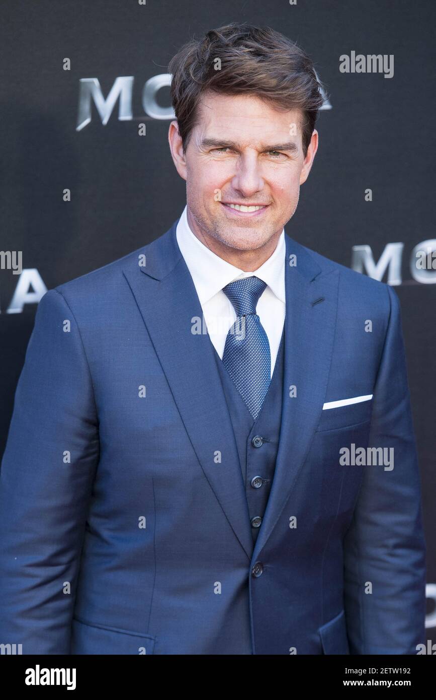 American actor Tom Cruise attends to premiere of ‘La Momia’ at Cines