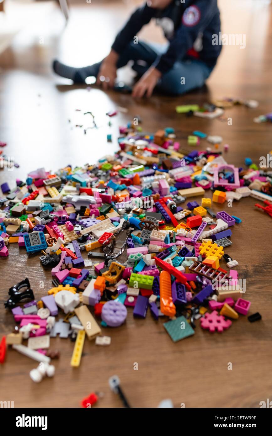 Legos on the floor hotsell