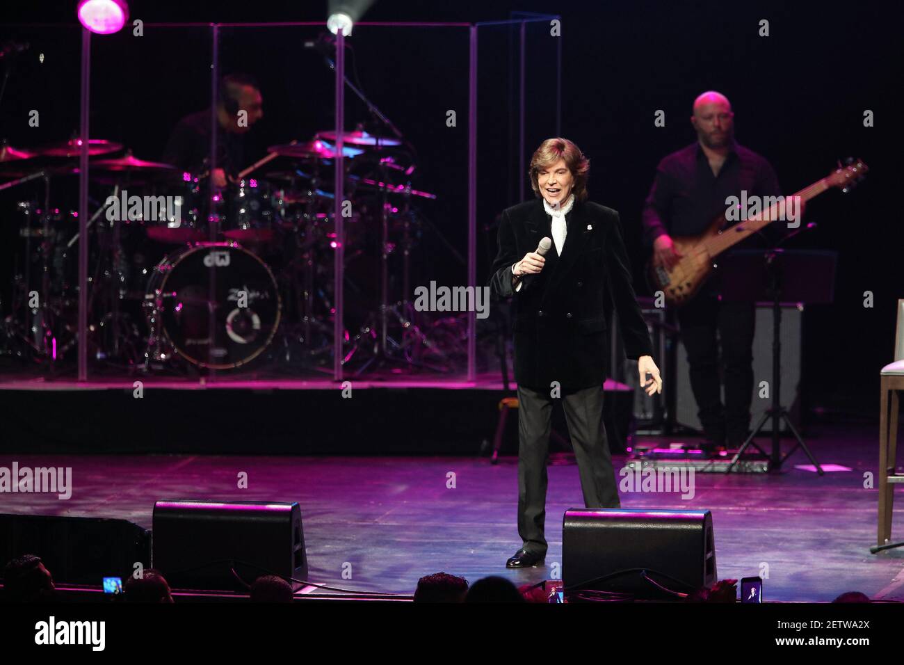 Camilo Sesto performs onstage during the "Camilo 70 Tour" held at the