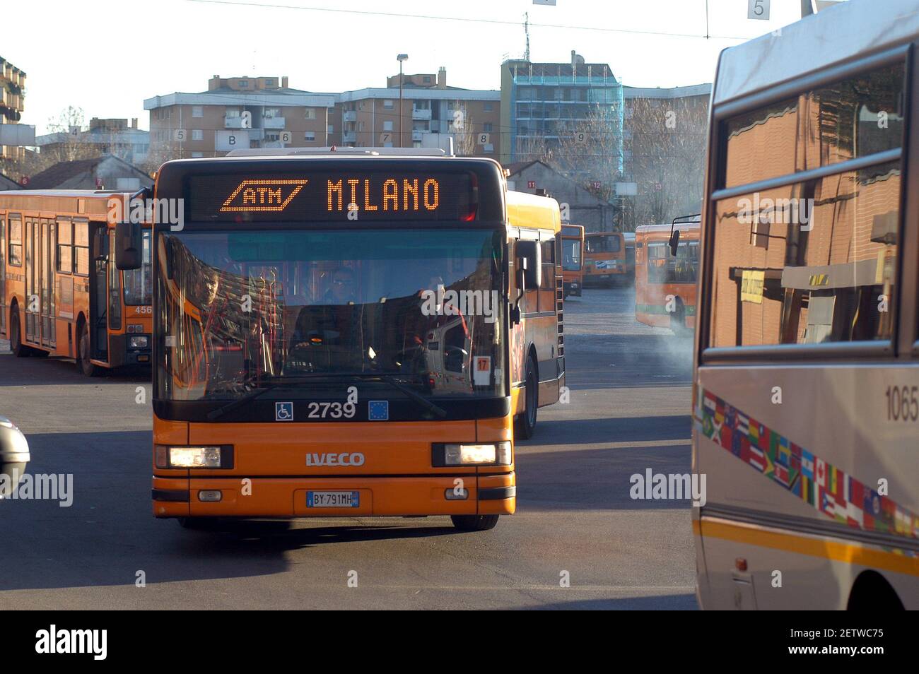 Milan (Italy), public transport bus depot Giambellino Stock Photo Alamy Milan (Italy), public transport bus depot Giambellino Stock Photo Alamy