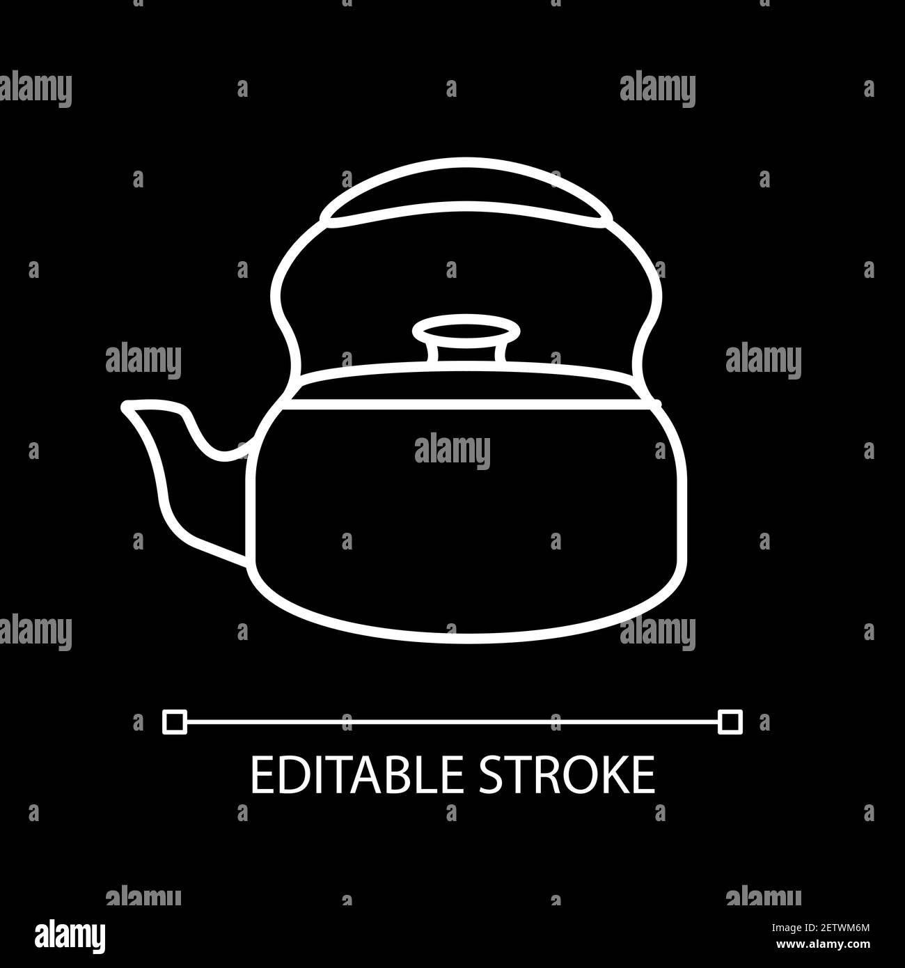 Tea Kettle Black And White Stock Photos Images Alamy