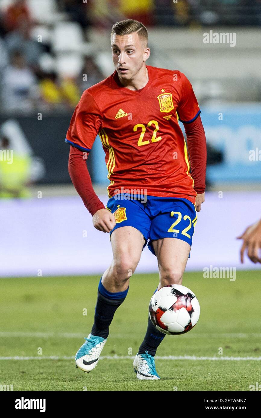 Gerard Deulofeu of Spain during the friendly match between Spain and  Colombia at Nueva Condomina Stadium in Murcia, June 07, 2017. Spain. (Photo  by Rodrigo Jimenez/Alter Photos) *** Please Use Credit from