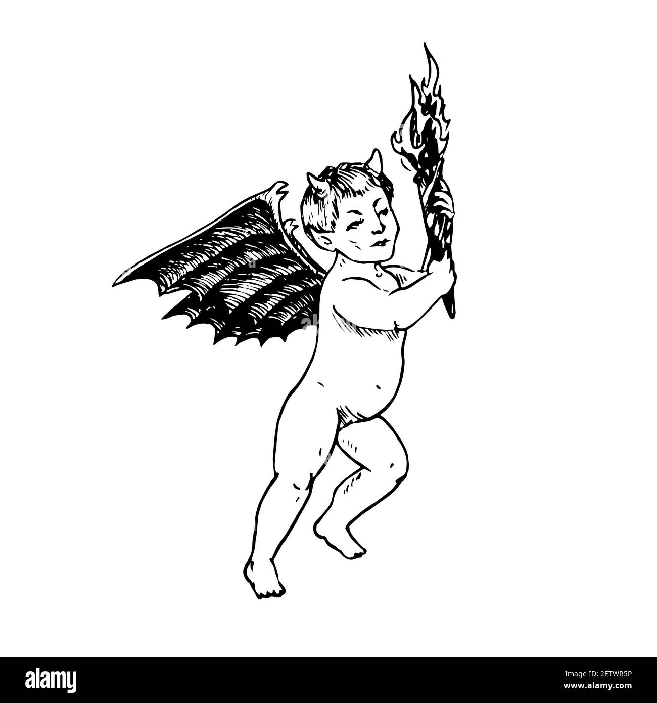 Devil Horns Black And White Stock Photos Images Alamy