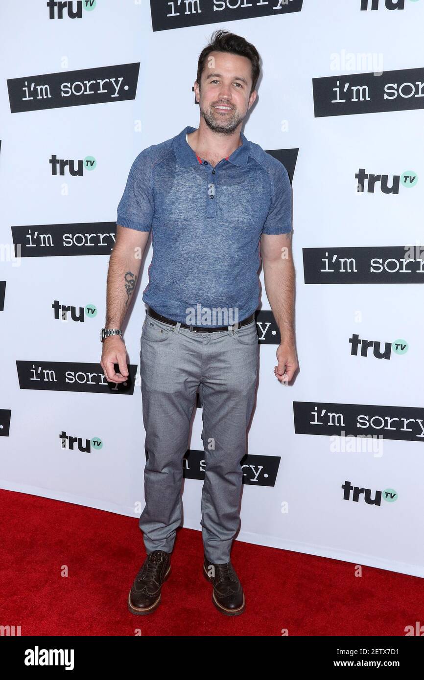 Actor Rob McElhenney at the Premiere Of truTV&rsquo;s &ldquo;I&rsquo;m Sorry&rdquo; held at the