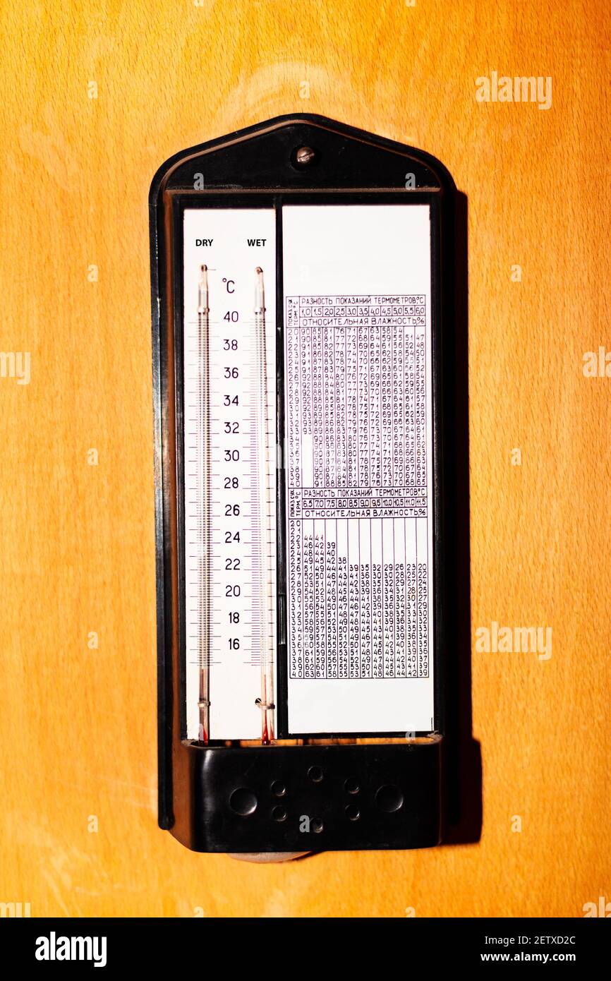 Humidity measuring instrument hires stock photography and images Alamy