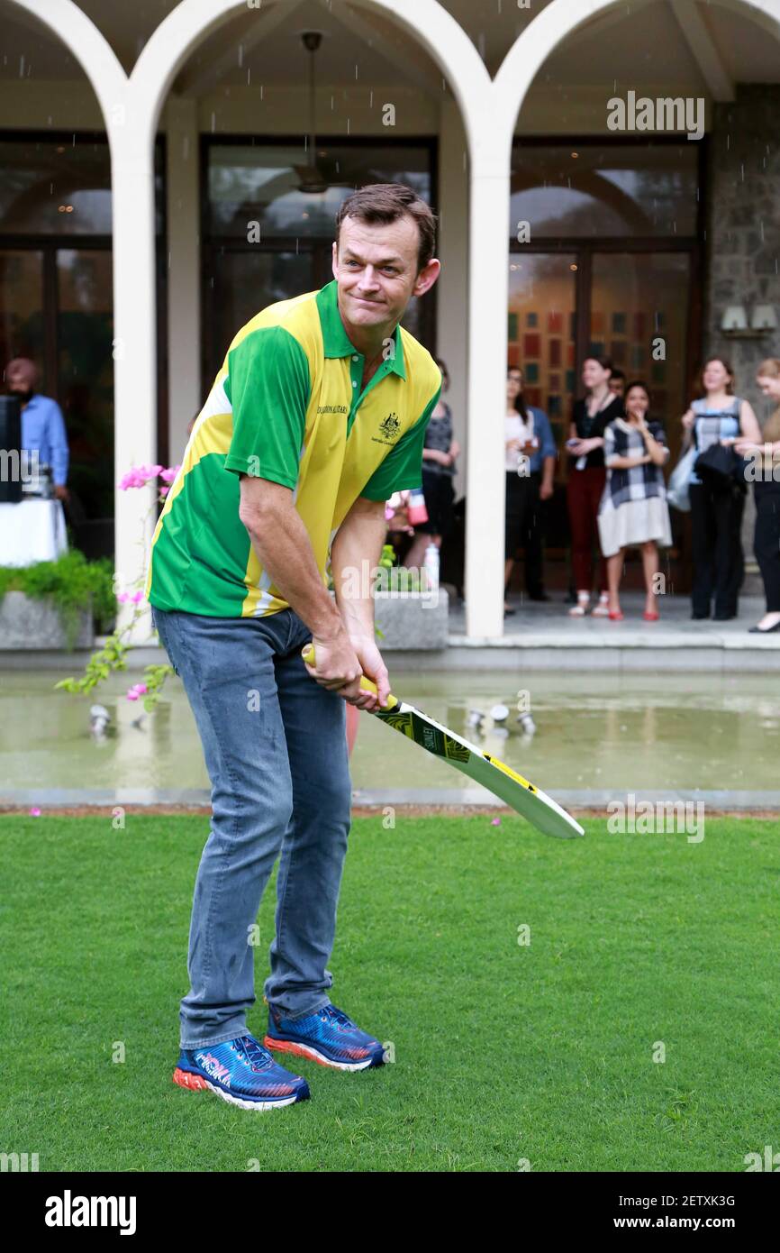 Former Australian Cricketer Adam Gilchrist during the five over ...