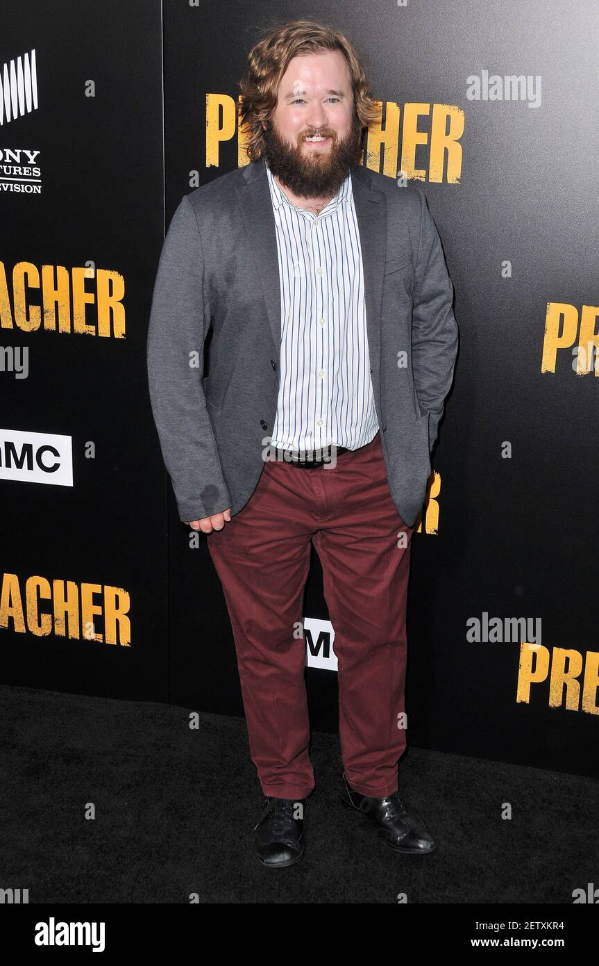 Haley Joel Osment arrives at AMC's "Preacher" Season 2 Premiere