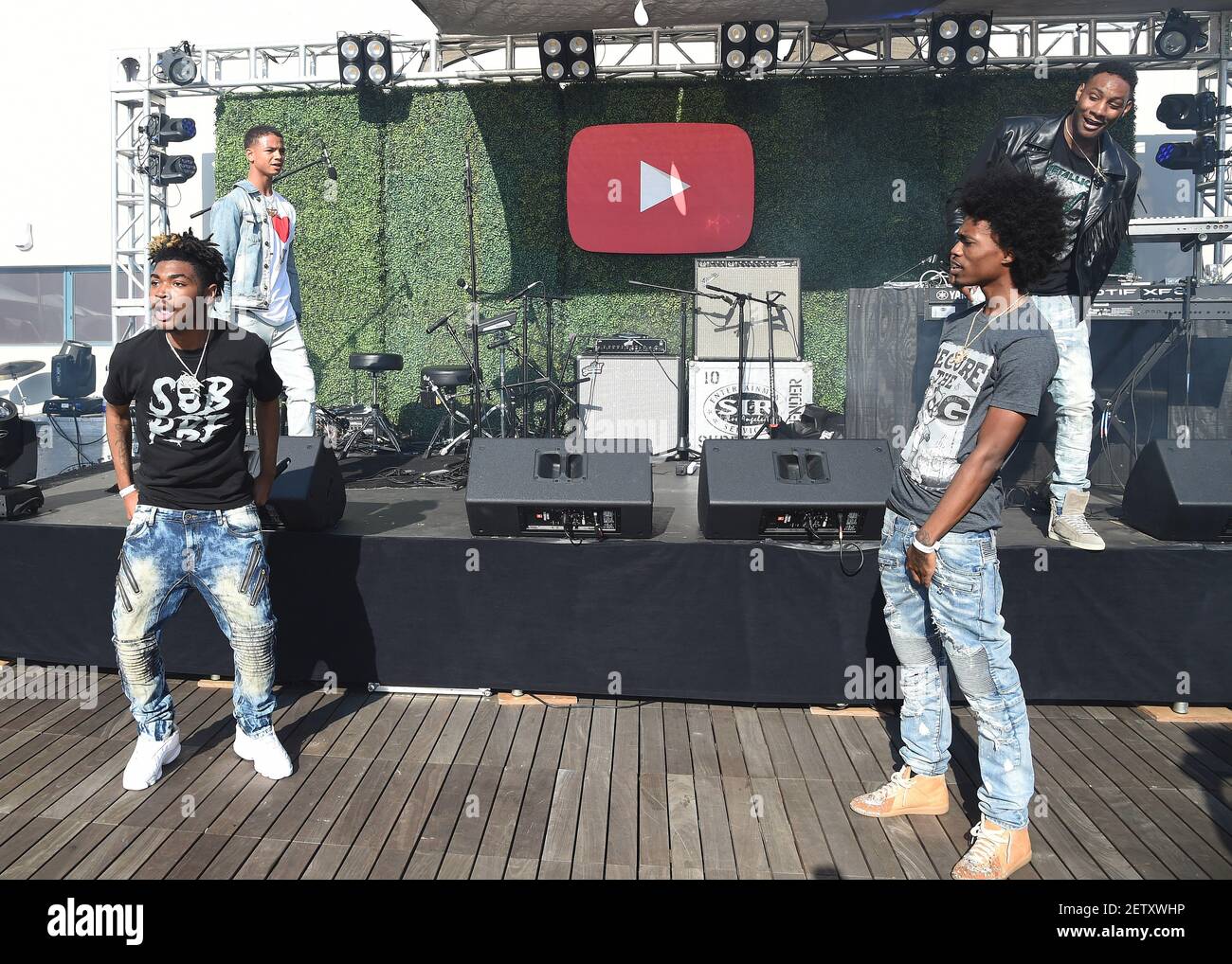 HOLLYWOOD - JUNE 24: SOB x RBE at YouTube Pre-BET Awards party at ...