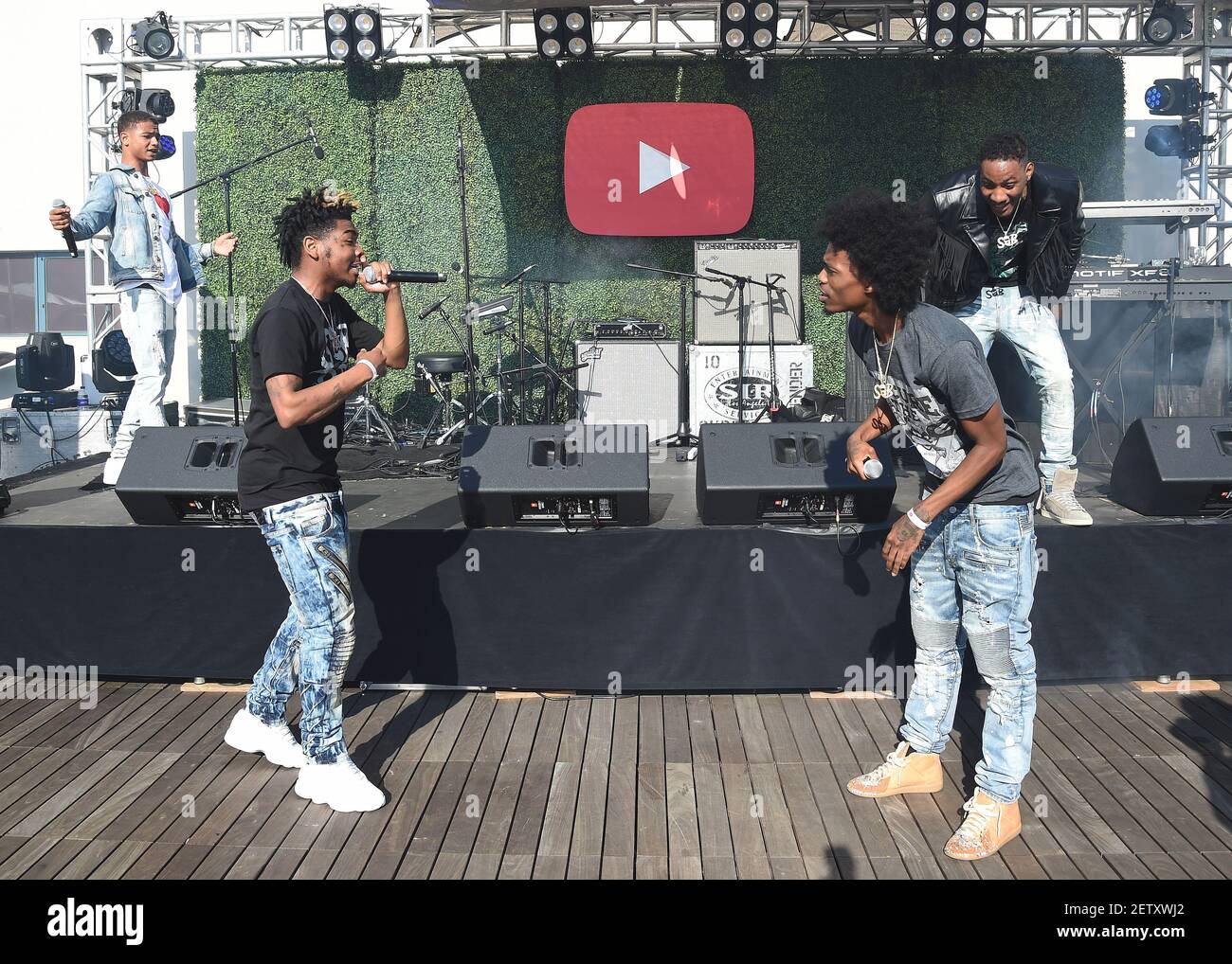 HOLLYWOOD - JUNE 24: SOB x RBE at YouTube Pre-BET Awards party at ...