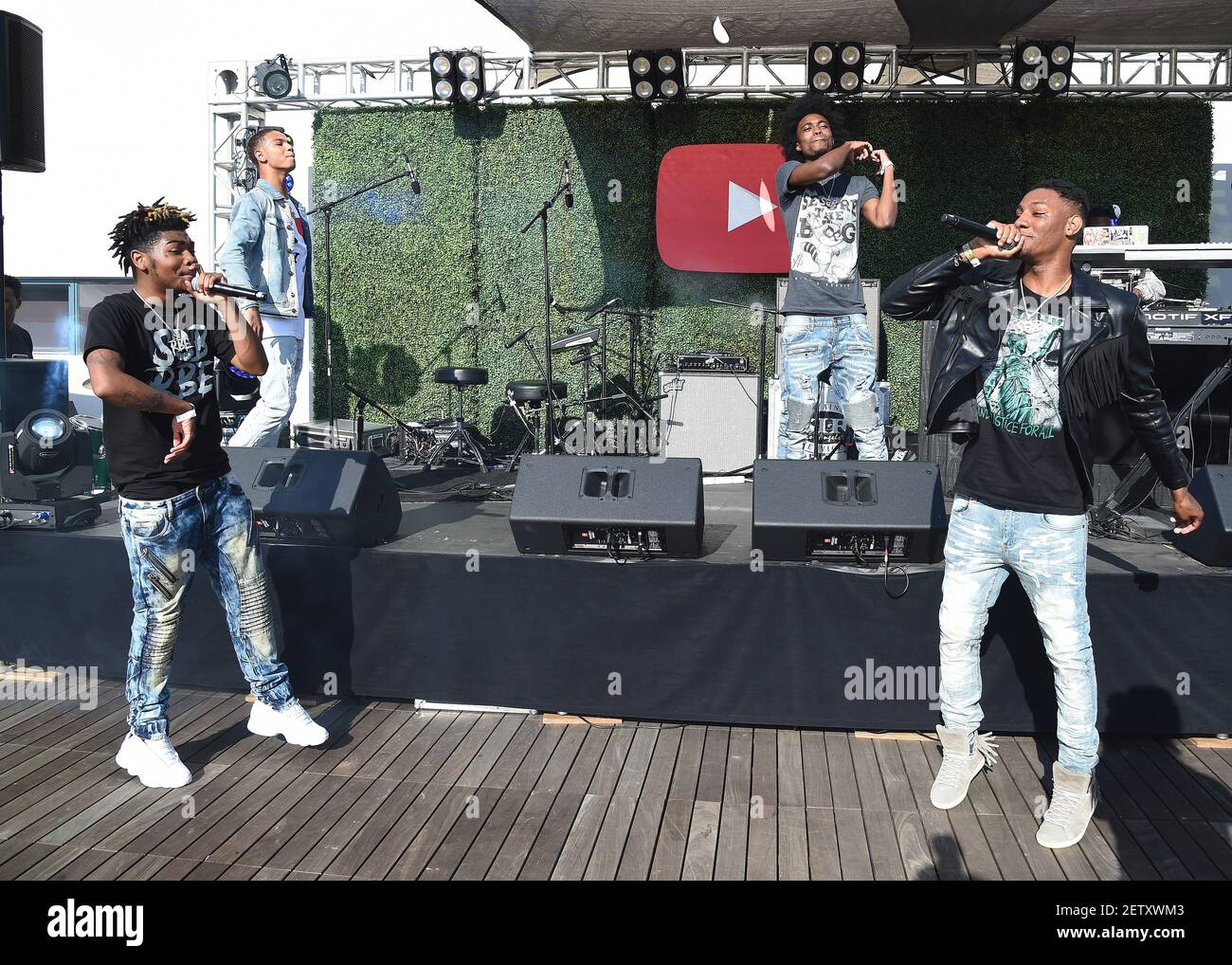 HOLLYWOOD - JUNE 24: SOB x RBE at YouTube Pre-BET Awards party at ...
