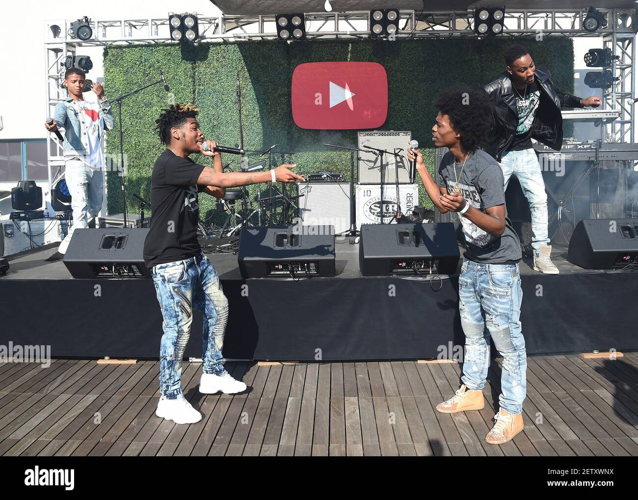 HOLLYWOOD - JUNE 24: SOB x RBE at YouTube Pre-BET Awards party at ...