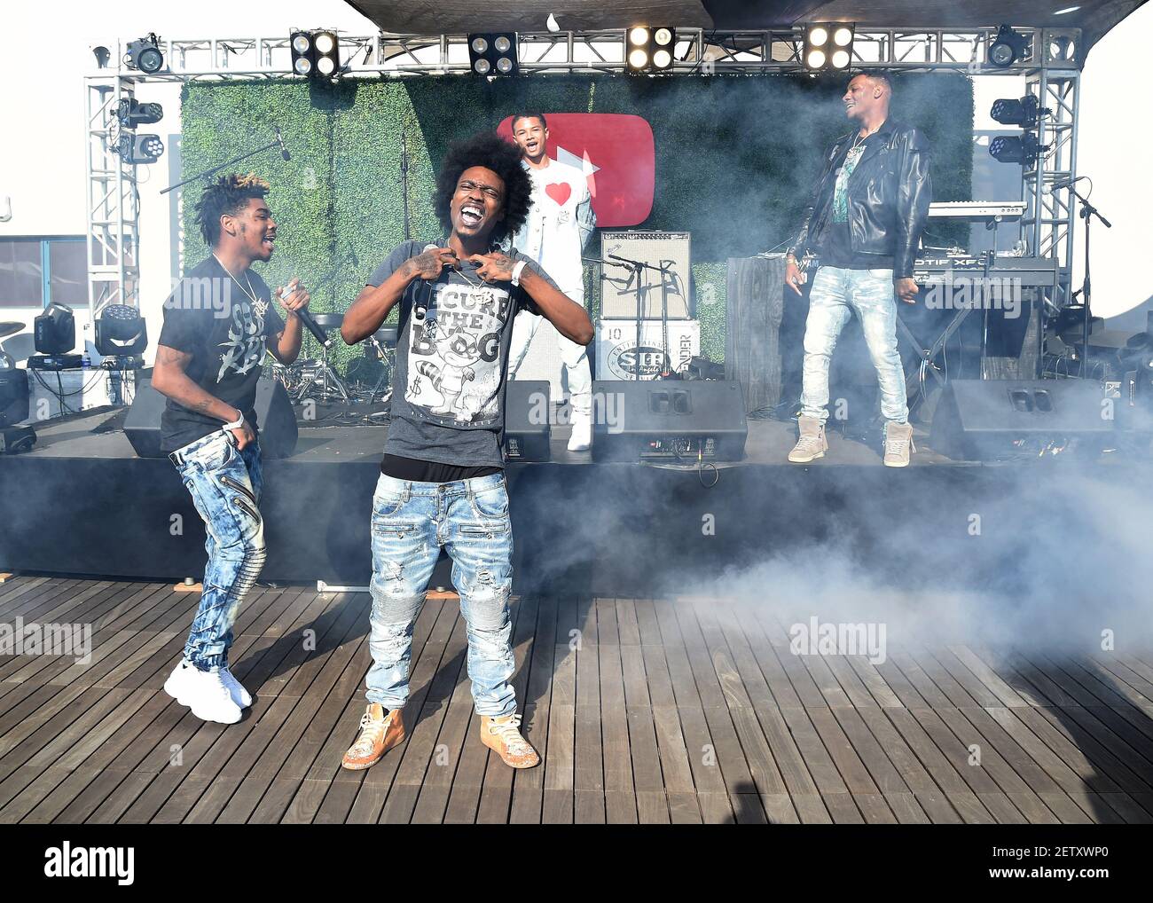 HOLLYWOOD - JUNE 24: SOB x RBE at YouTube Pre-BET Awards party at ...