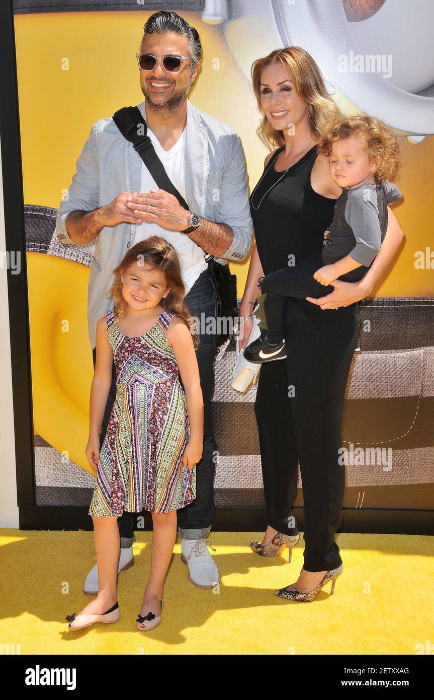 Jaime Camil, Heidi Balvanera and Kids arrives at the 