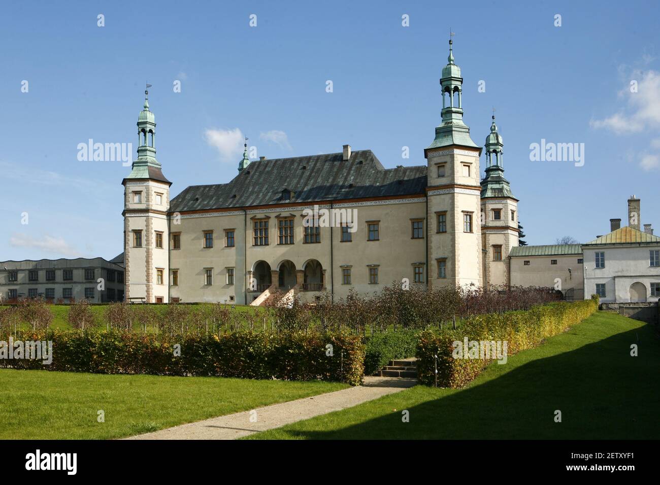 Poland, Kielce, Bishop palace, Swietokrzyskie voivodeship. Stock Photo