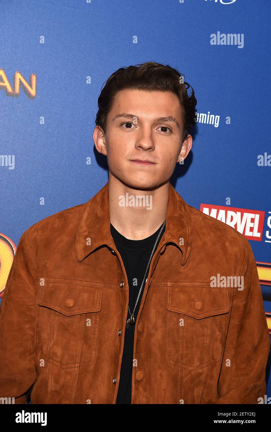 Tom Hol actor Tom Holland, who plays Spiderman, attends the