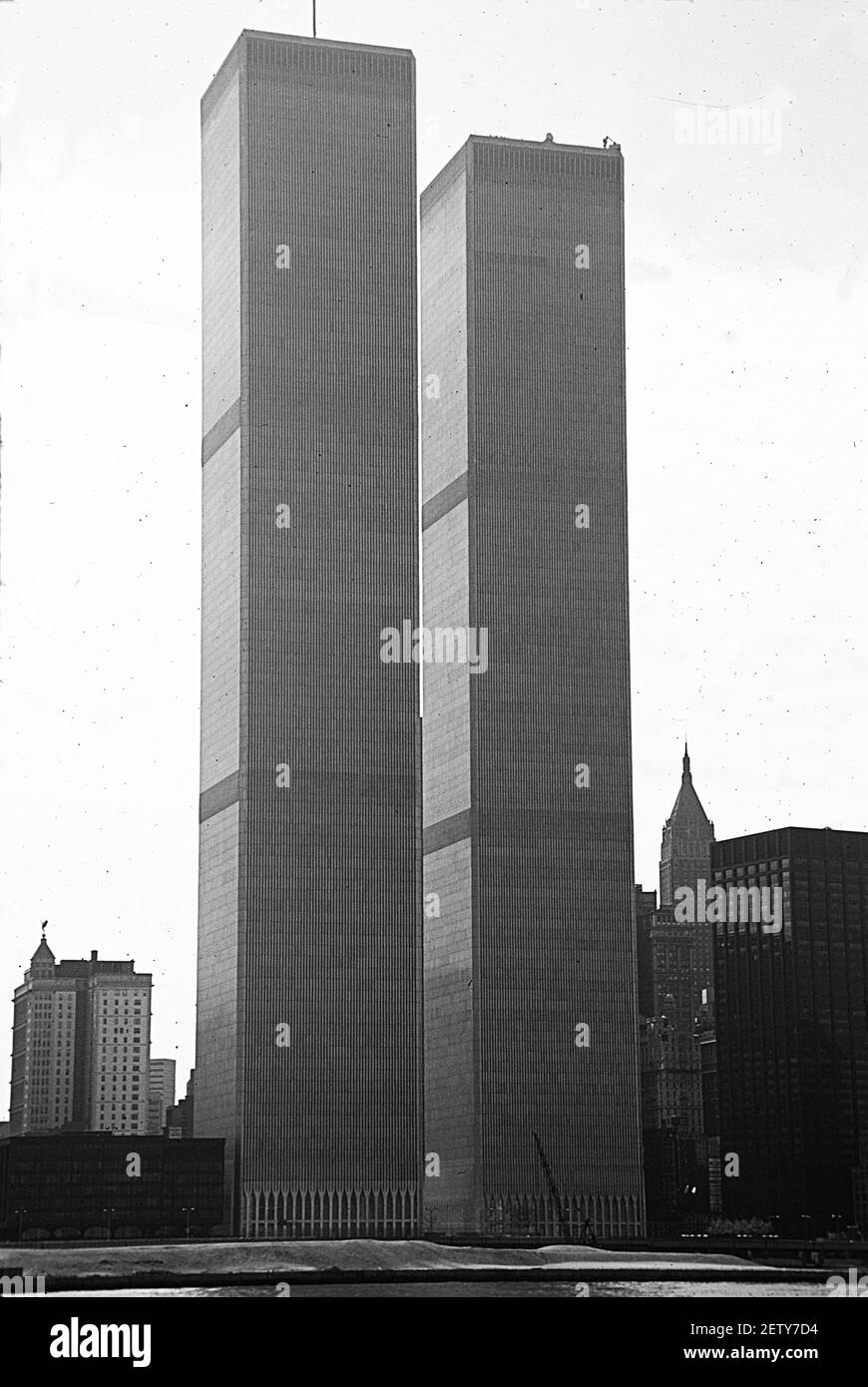 Twin Towers Stock Photo