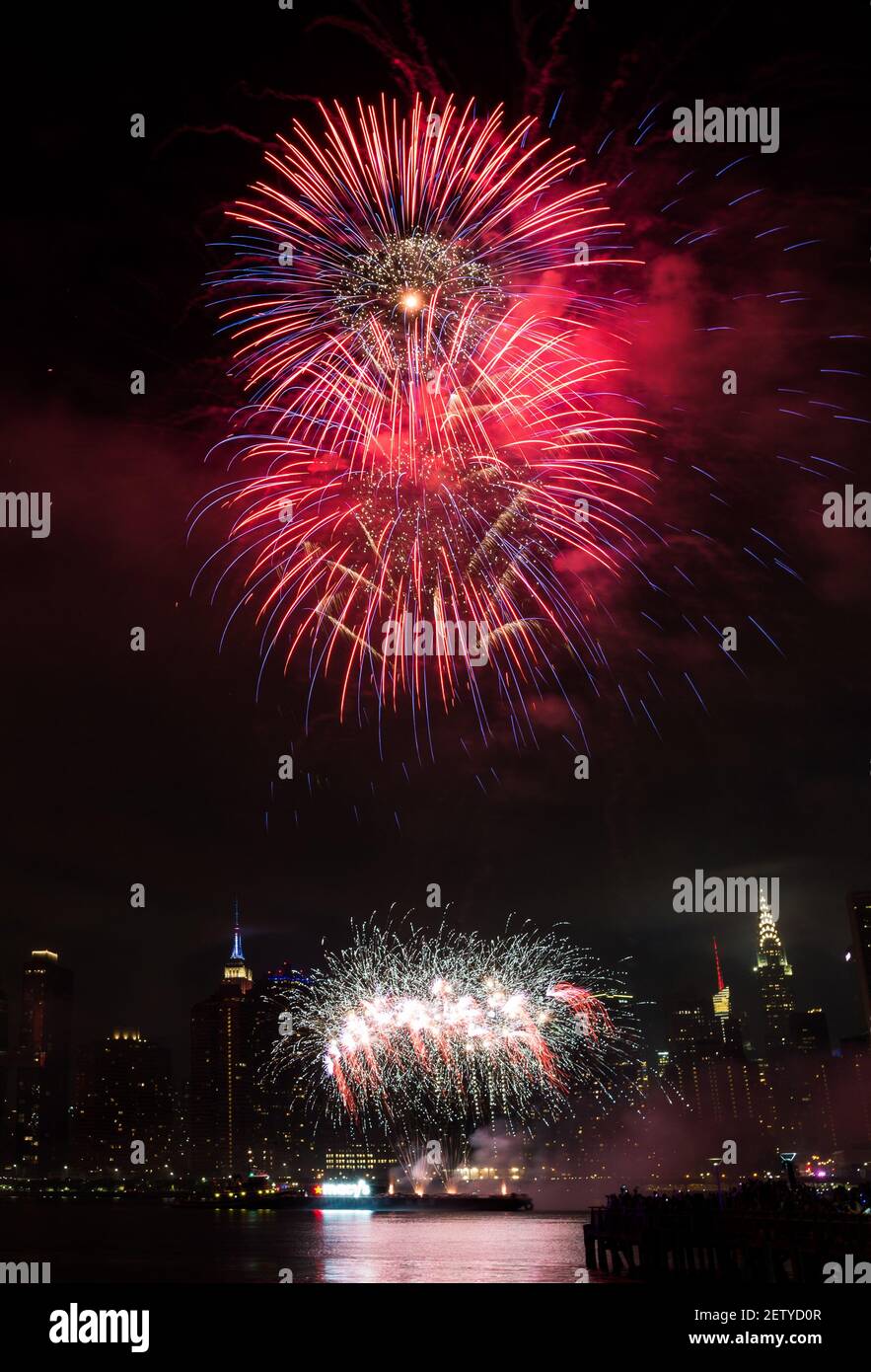 Macy's 4th of July Fireworks in New York City, New York on July 4, 2017 ...
