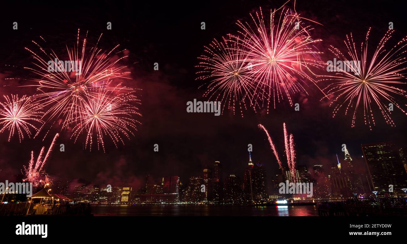 Macy's 4th of July Fireworks in New York City, New York on July 4, 2017 ...