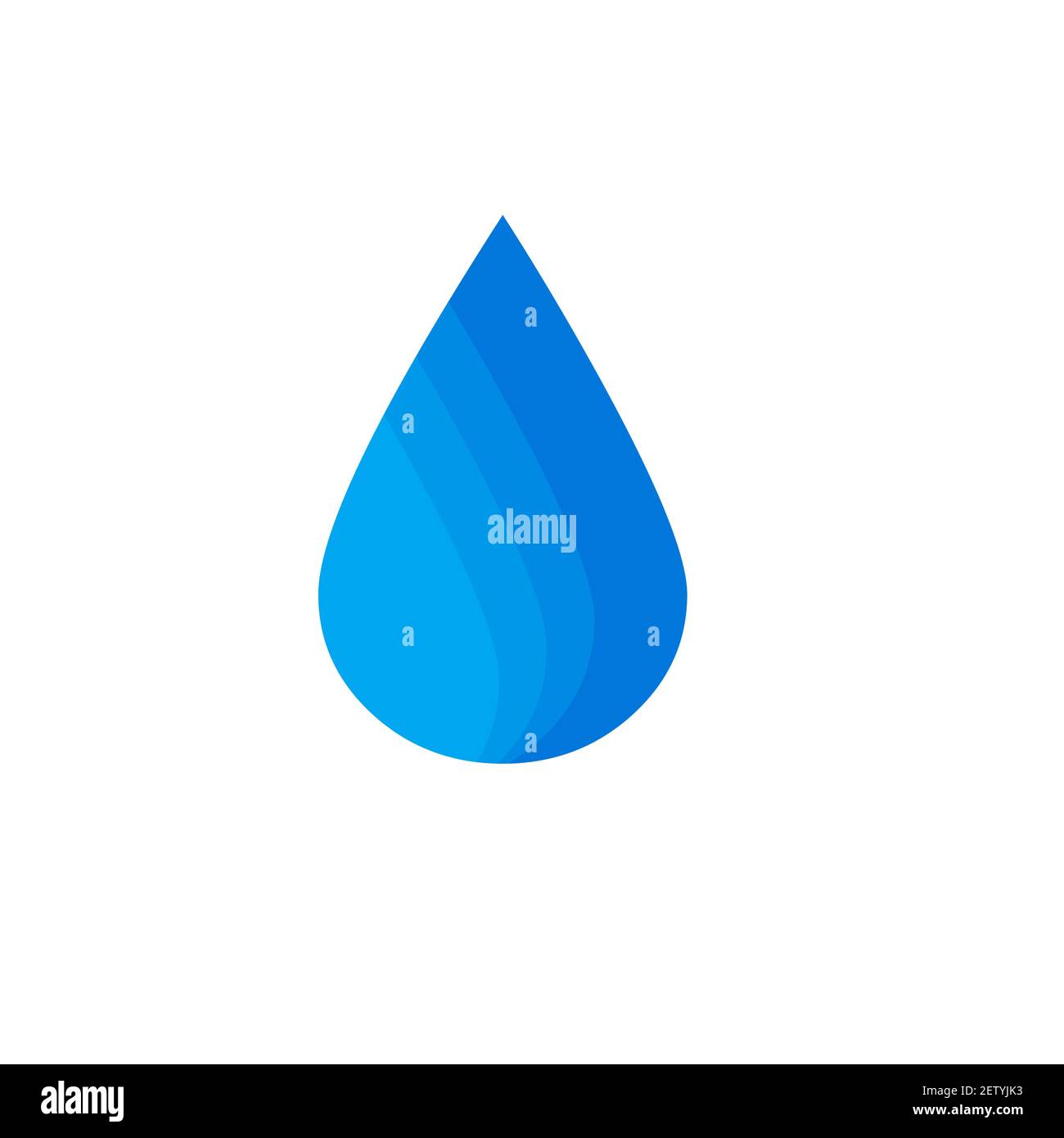 Save water and save earth logo vector design. Stock Vector