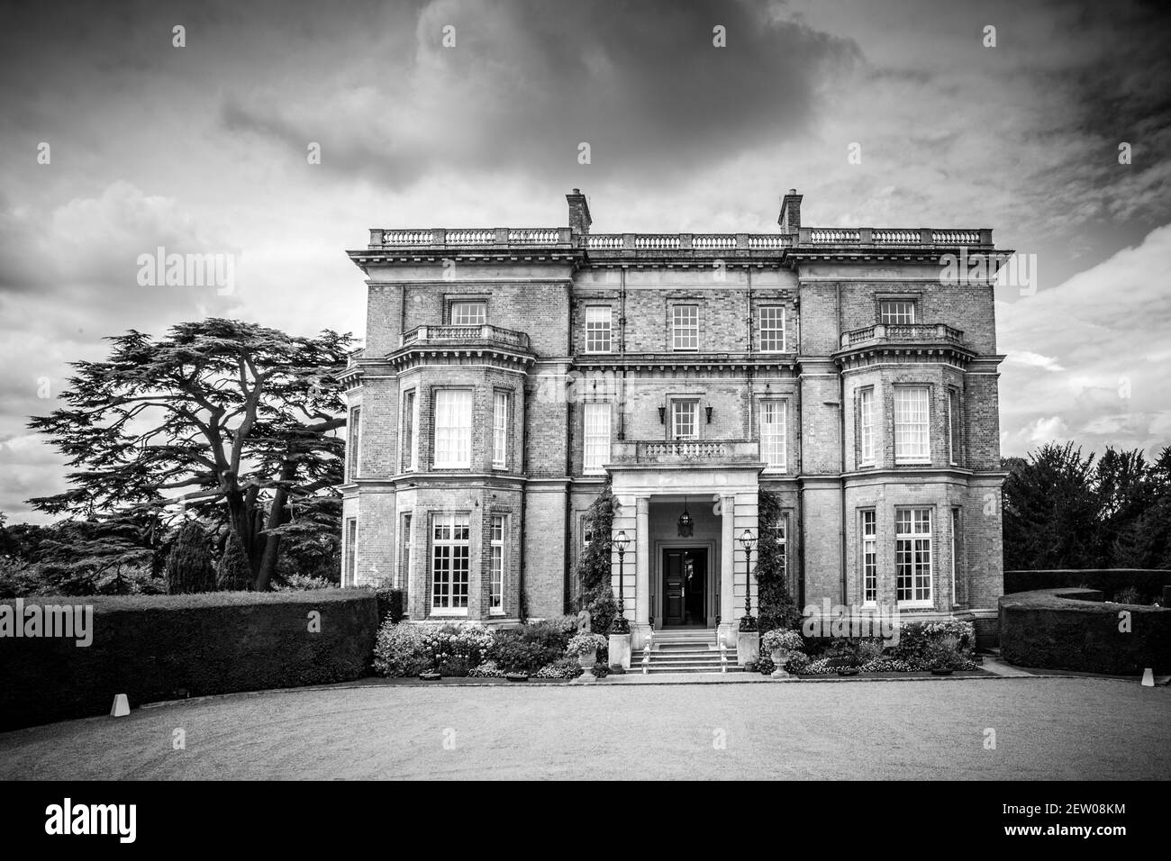 Hedsor House is a Georgian style mansion in the United Kingdom, located in Hedsor, Buckinghamshire, England. Stock Photo
