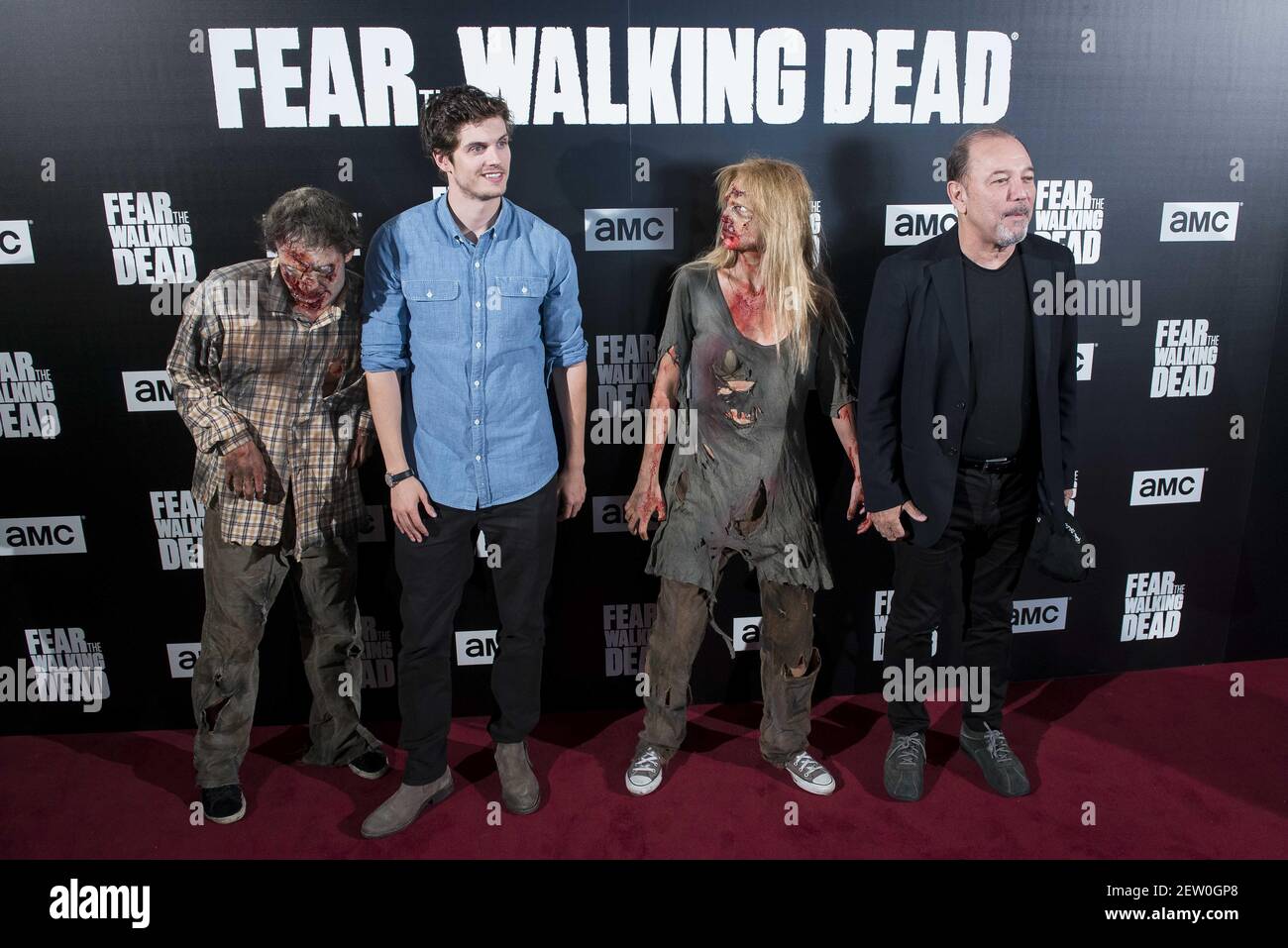 Panamanian actor Ruben Blades and english actor Daniel Sharman attends to  fan event of Fear The Walking Dead at Callao City Lights cinema in Madrid,  July 24, 2017. Spain. (Photo by BorjaB.Hojas/Alter