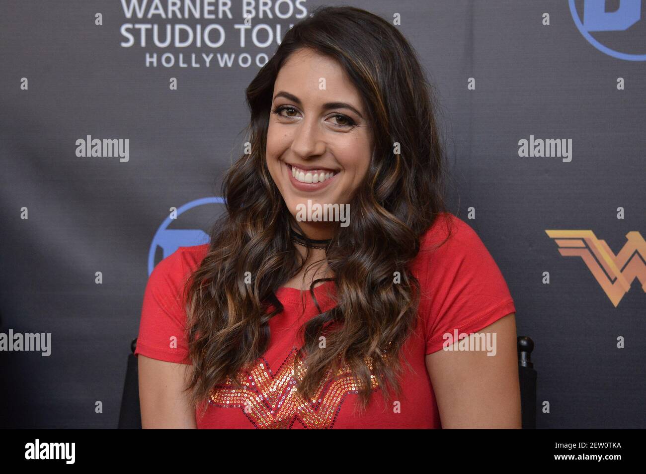 Caitlin Dechelle at the Warner Bros. Studio Tour Hollywood's 