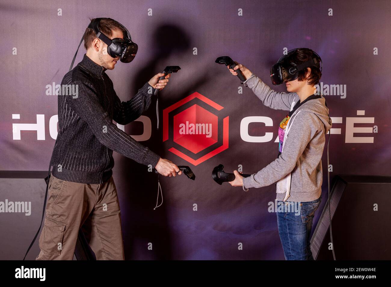 Immerse yourself in the world of virtual reality, player with video