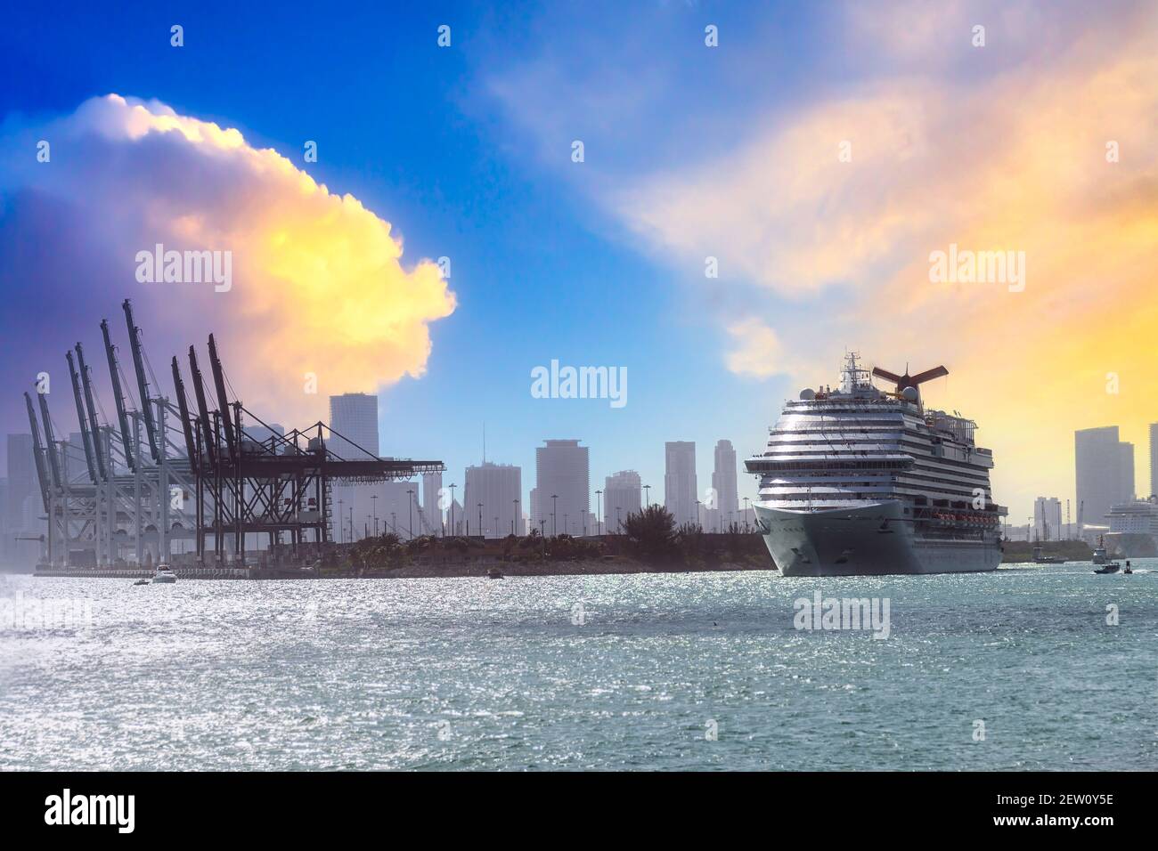 Serene Where Does Carnival Cruise Leave From In Miami Capture Digital Art Serene Where Does Carnival Cruise Leave From In Miami Capture Digital Art