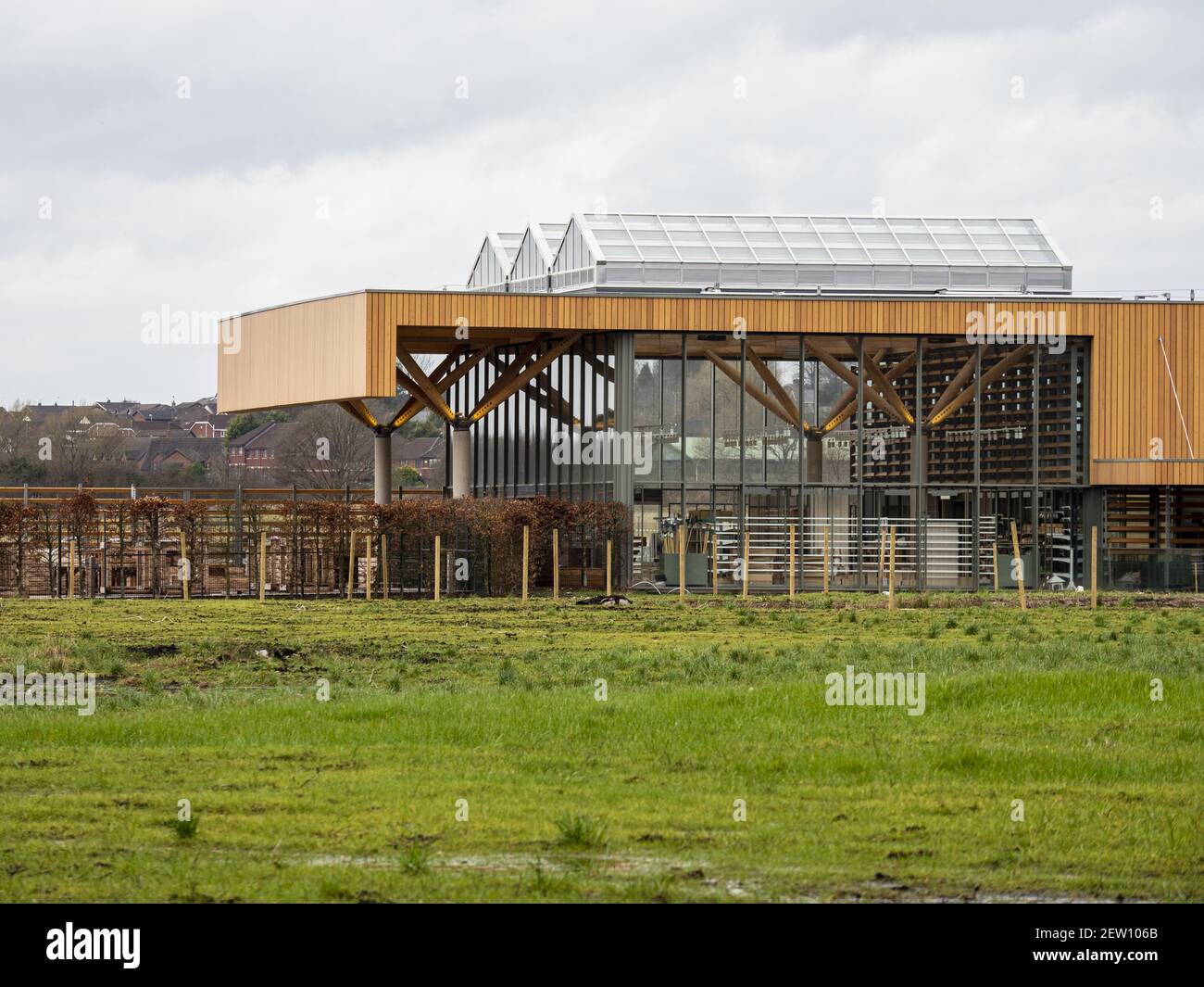 MANCHESTER, UNITED KINGDOM - Feb 21, 2021: RHS Bridgewater new building ...