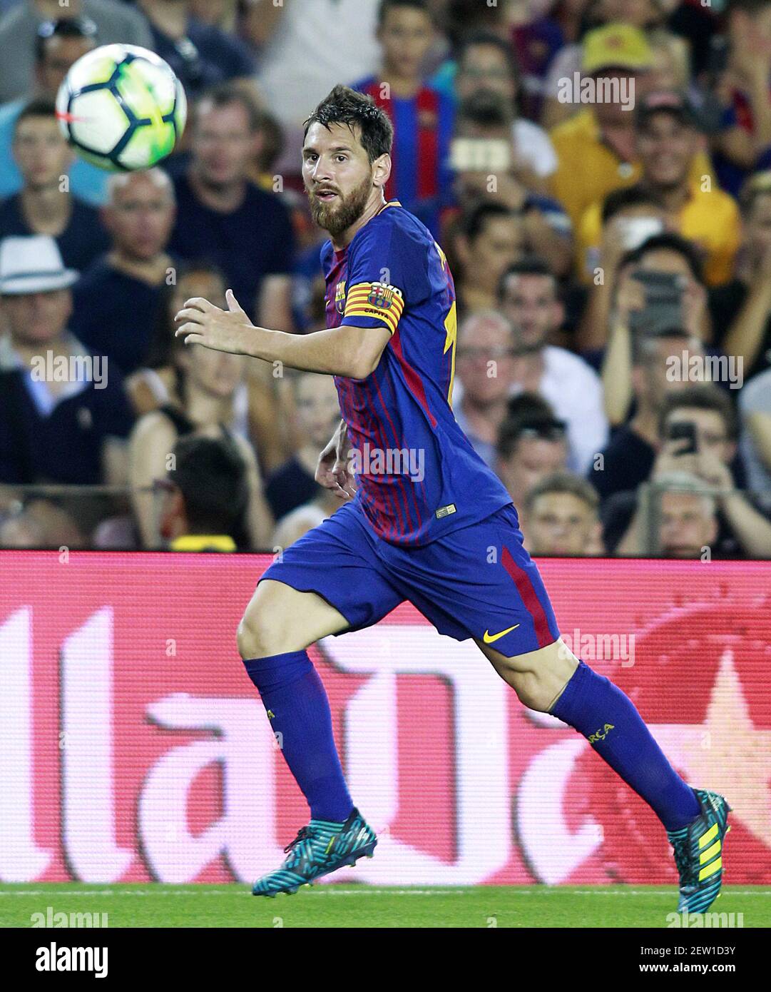 FC Barcelona's Leo Messi during Joan Gamper Trophy match between FC FC Barcelona's Leo Messi during Joan Gamper Trophy match between FC