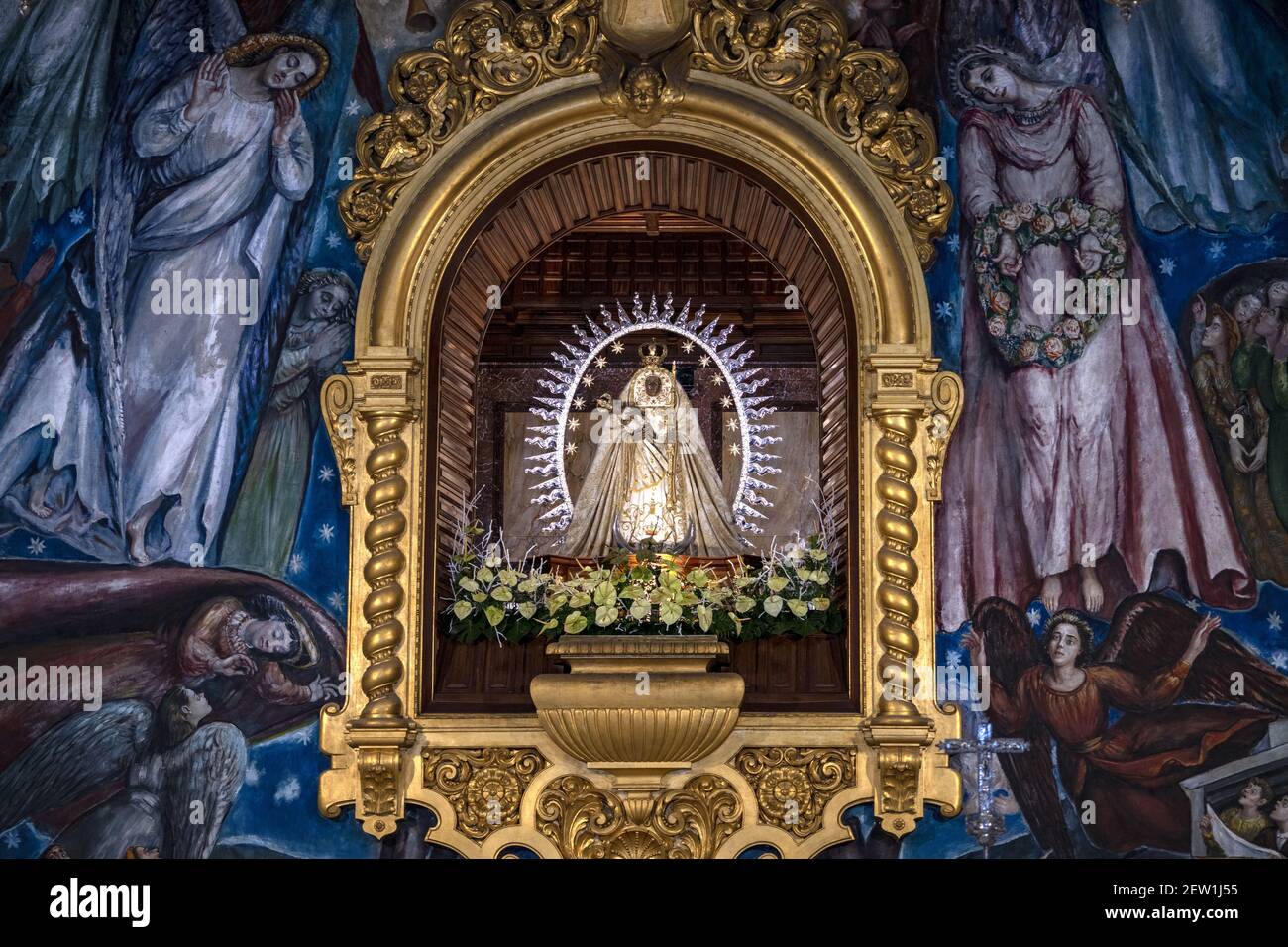 Spain Canary Islands Tenerife Island Candelaria The Black Virgin In spain-canary-islands-tenerife-island-candelaria-the-black-virgin-in
