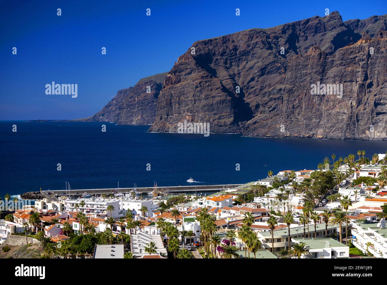 Spain, Canary Islands, Tenerife Island, Los Gigantes cliffs Stock Photo