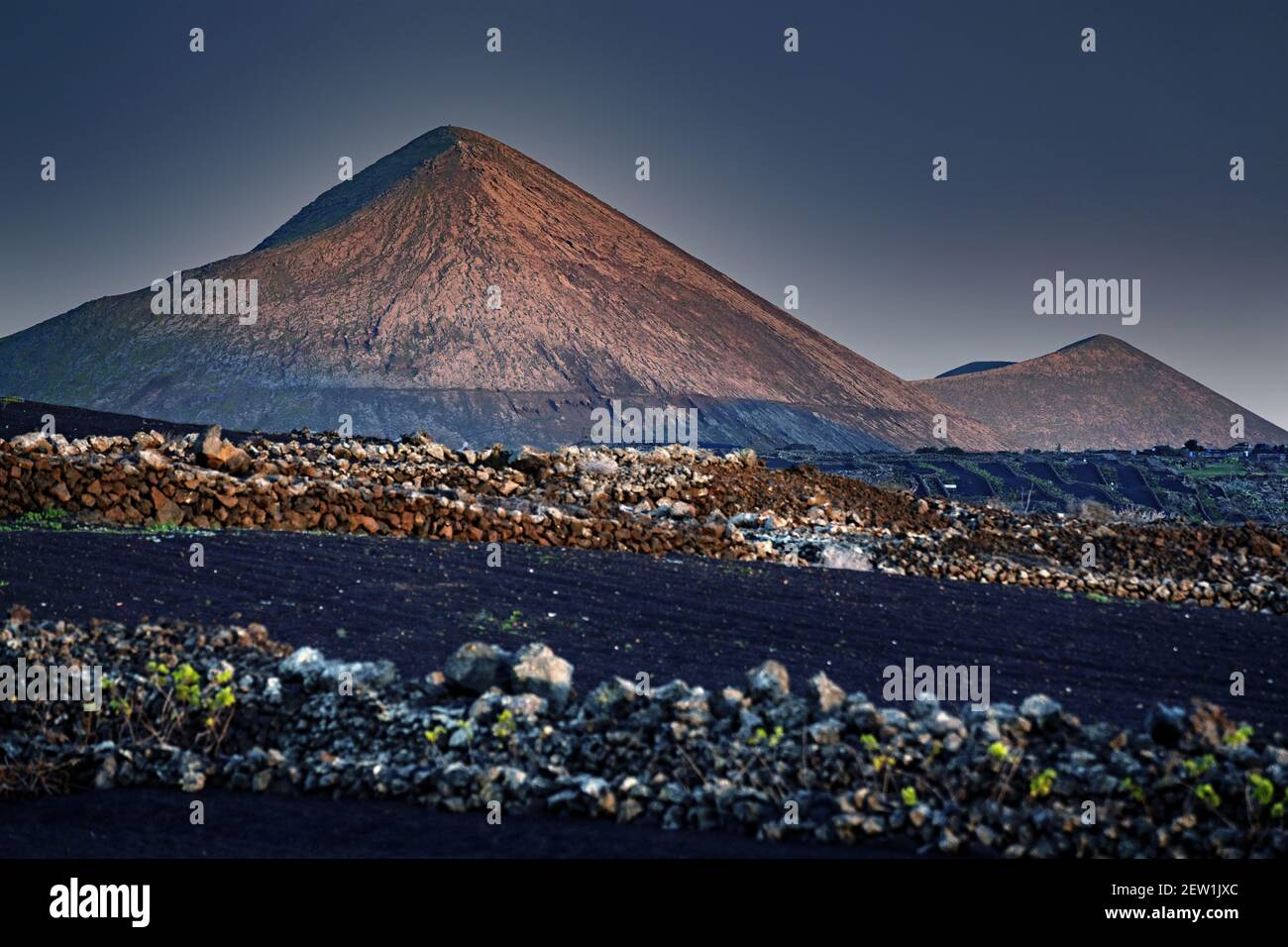 Spain Canary Islands Lanzarote Island Tinajo Tenesar Stock Photo spain-canary-islands-lanzarote-island-tinajo-tenesar-stock-photo