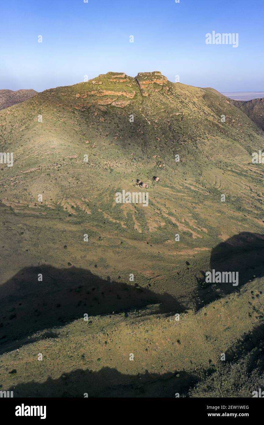 Kenya, Samburu district, (aerial view) landscape Stock Photo