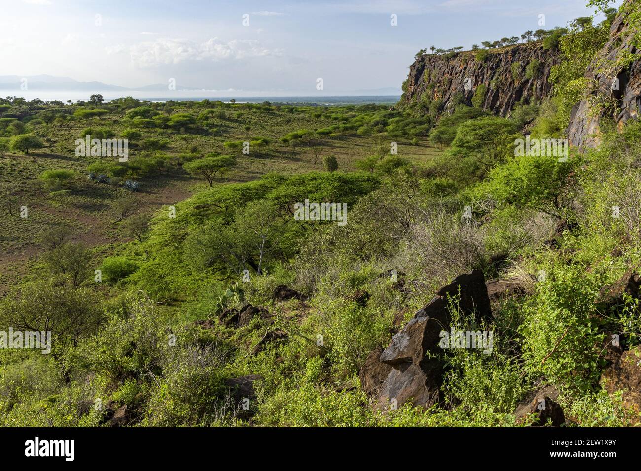 Kenya, around Lake Baringo, Rift fault Stock Photo
