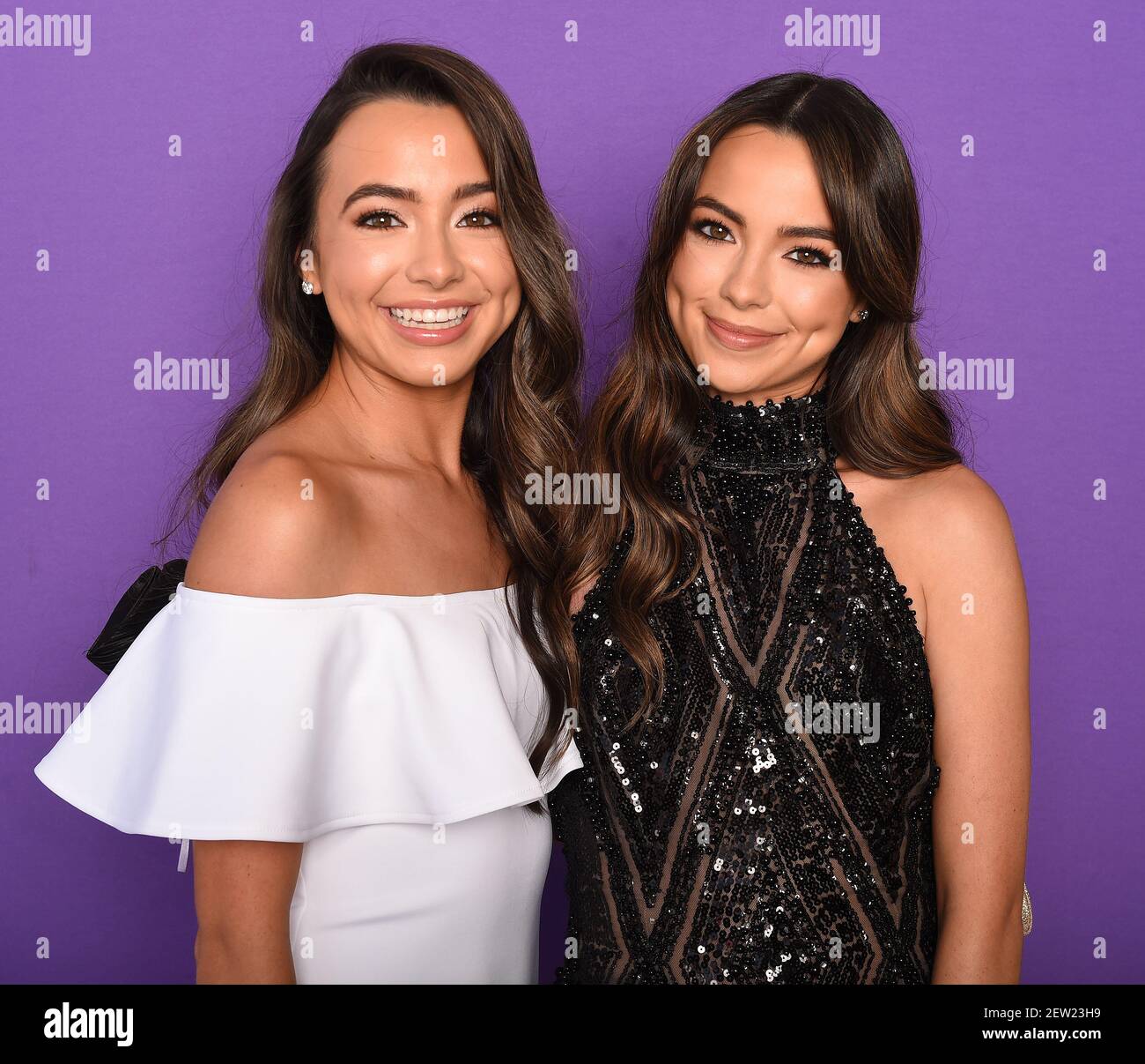 LOS ANGELES - AUGUST 13: The Merrell Twins at FOX's 'Teen Choice 2017' at  the Galen Center on August 13, 2017 in Los Angeles, California. (Photo by  Frank Micelotta/FOX/PictureGroup Stock Photo - Alamy