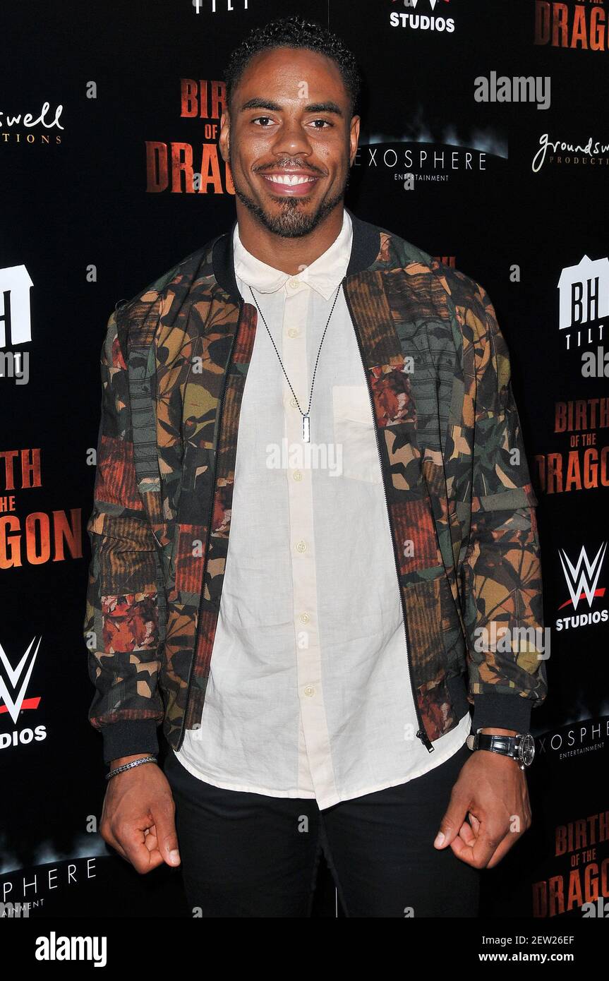 Rashad Jennings arrives at the “Birth Of The Dragon” Los Angeles