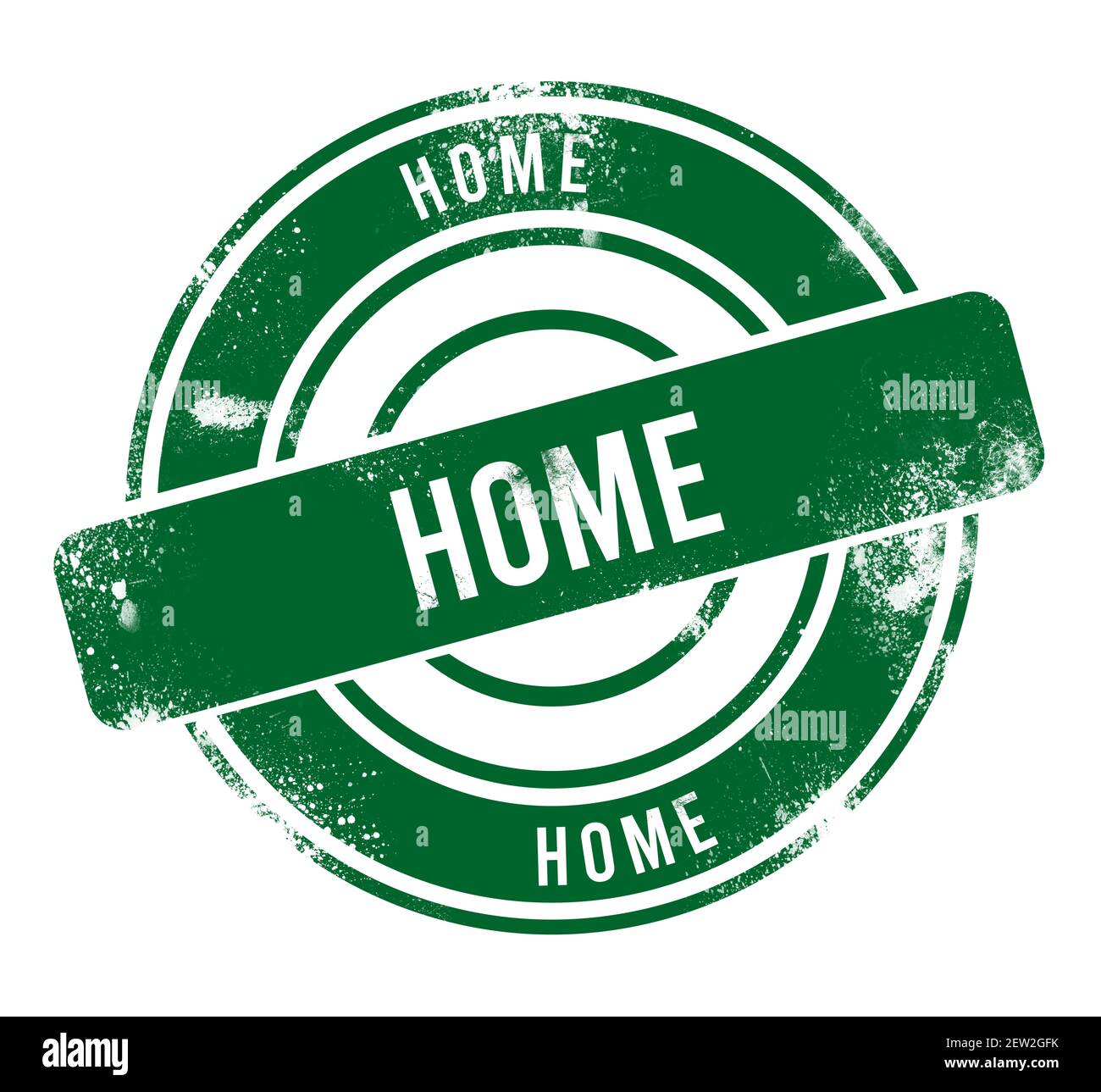 Home stamp sign round hi-res stock photography and images - Alamy